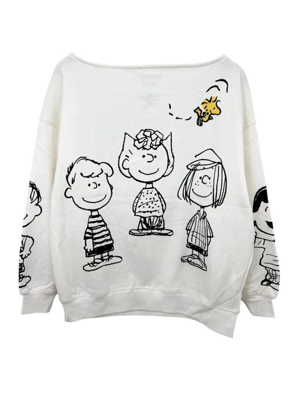 NWOT Peanuts Off The Shoulder Women’s Sweatshirt Small - Picture 3 of 8
